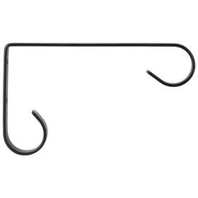 46bl Landscapers Select Hanging Bracket 6-3/4 L Steel Black Wall Mount