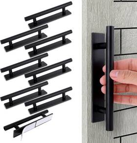 2jay6sqn Larrel 721684 1 8 Pack Adhesive Cabinet Handles Pulls Self Drawer Stick Door
