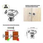 Lashou12 Langui Dresser Crystal Knobs Pcs Glass Drawer Pulls 674551823762