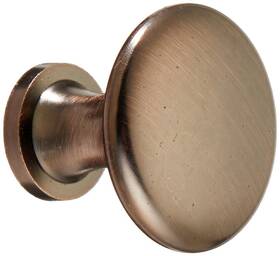Laurey 072222263778 26377 Cabinet Hardware 7/8-inch Button Knob Venetian Bronze