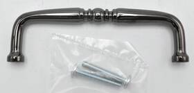 Kat-2880 Laurey 45312 Lot Of 20 #45312 Cabinet Pull 3 Inch Cc Solid Brass Black Chrome For