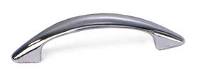 22026-25 Laurey 722233220382 Modern Standards Cabinet Hardware Pull 3 Inch Polished Chrome 25