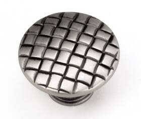 Laurey 722233245064 24506 Cabinet Hardware 1-1/4-inch Cross Hatch Knob Antique Pewter Laurey 722233245064 24506 Cabinet Hardware 1-1/4-inch Cross Hatch Knob Antique Pewter