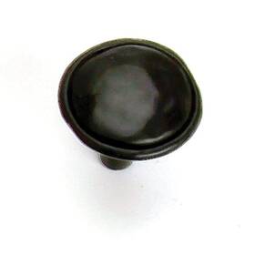 Laurey 722233374207 37420 1-3/8-inch Merlot Knob Iron Black