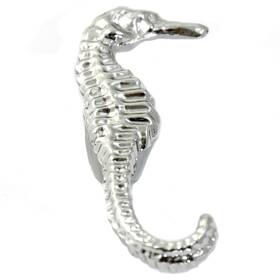 56126 Laurey 722233561270 Sea Horse Right Faced Cabinet Hardware Knob Chrome 25 Piece
