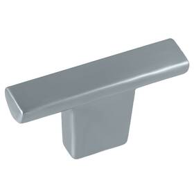 Laurey 722233729267 72926 Cosmopolitan Cabinet Hardware T-shaped Knob 2-inch Polished Chrome