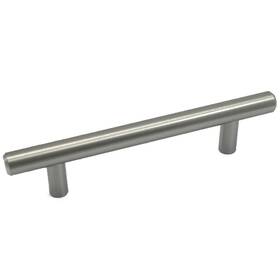 87701-3.75 Laurey 722233870006 Inch Hollow Stainless Steel Builder Bar Pull Handle In Brushed Nic