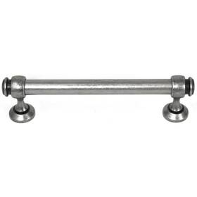 Laurey 722333853640 Mng Hardware 85364 Balance Cabinet Pull 8 Inch Distressed Pewter