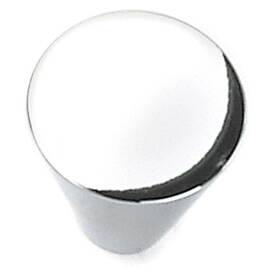 26026 Laurey 767654192467 Cabinet Hardware 3/4-inch Small Cone Knob Polished Chrome
