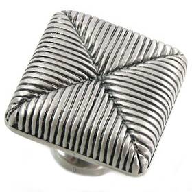 Laurey 803055107119 Mng Hardware 10711 1 3/8-inch Seat Cushion Knob Satin Antique Nickel