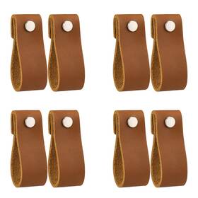 Aub091gnnpxz Lazakay 8 Pack Leather Dresser Knobs Drawer Pulls Handles For Cabinet Doors Drawers