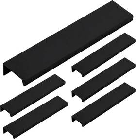 Lc Lictop 728458471608 150mm/5.9 Inch Length Black Aluminum Home 150mm/5.91