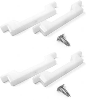 Leglo 445033661614 False Front Cabinet Clips 4-1/2 Inch - Fake Drawer Clips/false