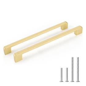 Ls9901gd256-5 Lepatape #units-mo 5 Pack 10-1/16 Inch Brushed Gold Cabinet Pulls Solid Zinc Alloy