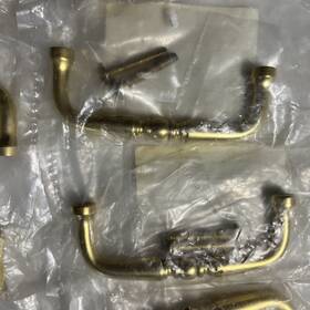 67141 Lg Sourcing 12 Pcs Solid Brass Polished 3 Inch Cabinet Handle Pulls