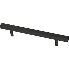 Liberty 313104453437 Square Bar 5-1/16 Inch 128 Mm Modern Matte Black Drawer Pull