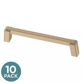 Liberty 445040945950 10-pack Modern Brace 5-1/16 Inch 128 Mm Champagne Bronze Cabinet Pulls