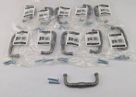 61379pi Liberty Lot Of 10 - Pull Handle Kitchen/bath Cabinet 3 Inch Ctc Tumbled Pewter Finish
