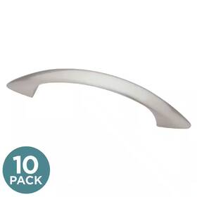 Liberty 705353961489 10-pack Ethan 3 Inch 76 Mm Traditional Satin Nickel Bar Cabinet Drawer Pulls