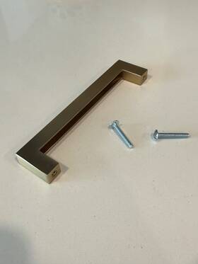 Liberty 726084371866 Modern Square 5-1/16 Inch Champagne Bronze Cabinet Drawer Pull Set Of 34 Pulls