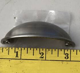Pn0601v-sn-c Liberty 781266330147 Brushed Silver Tone Satin Nickel Drawer Cup Pulls Lot Of 6