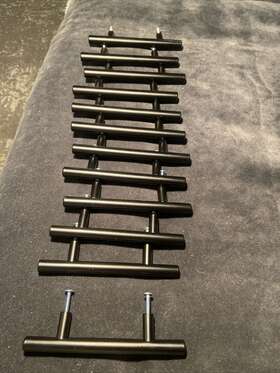 Liberty 885785132432 Home Master 5.5 Inch 3 Cc Bar Pull Matte Black Cabinet Drawer Set Of 12