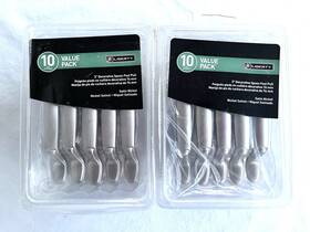 Liberty 885785392492 Half Round Foot 3 Inch 76 Mm Satin Nickel Cabinet Drawer Pull Two 10-packs