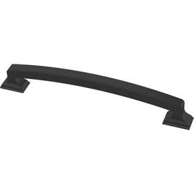 P34929c-fb-k1 Liberty Cabinet Drawer Pull 6-5/16inch Classic Edge Matte Black 160 Mm 12-pack