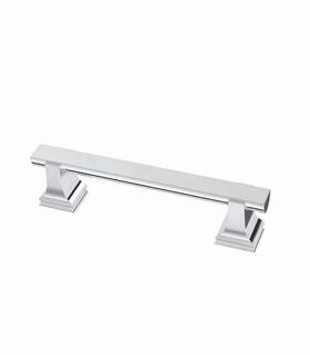 5238019 Liberty Hardware 12 Pack Brainerd 3-3/4 Inch C To Classic Footed Pull In Chrome 4.8 Overall