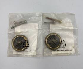 P59083q-lan-c Liberty Hardware 781266331892 Lot Of 2 1-1/8 Inch Diameter Ring Cabinet Pull #2130