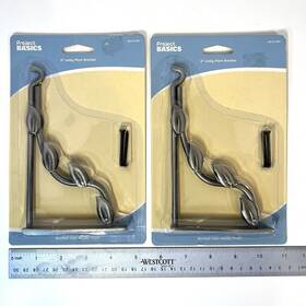 B77051t-ob1-u Liberty Hardware 2 Pack 6 Inch Leafy Plant Bracket Brushed Satin Pewter Finish
