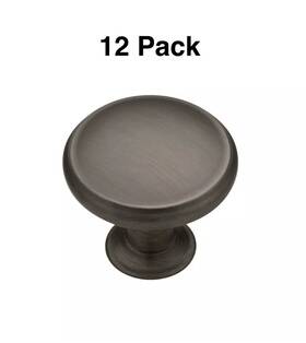 P18992w-904-cp Liberty Hardware 12 Pack Brainerd Circus 1-3/16-in Heirloom Silver Round Traditional Cabinet Knob