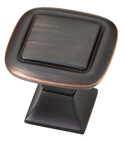 P20327v-vbc-c Liberty Hardware Cabinet Knob Double Square Bronze And Copper