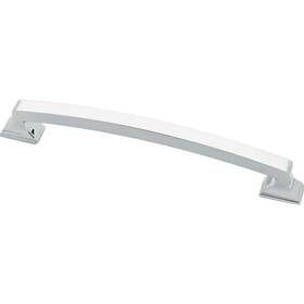 P34929-pc-c Liberty Hardware Classic Edge 6-5/16 Inch Cabinet Pull - Polished Chrome