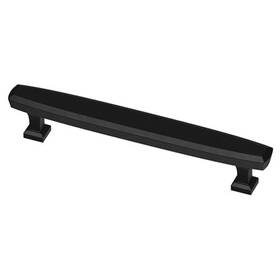 P39059c-fb-b Liberty Hardware Beveled 10-pack Cabinet Handles 5-1/16 Inch Hole 128mm Matte Black