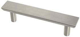 P40844k-sn-c Liberty Hardware Simple Chamfered 10-pack Cabinet Handles 3ft Hole Center Brushed Nickel
