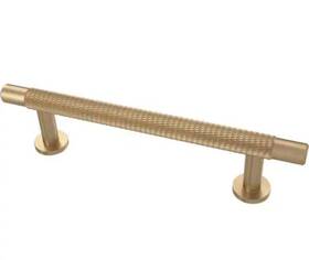 P44632c-cz-cp Liberty Hardware 3 Pack 3-3/4 Inch Knurled Round Bar Pull Champagne Bronze G1