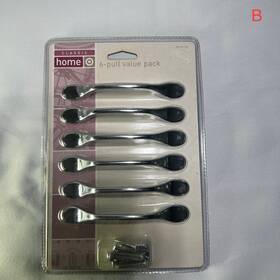 P50123t-chr-b1 Liberty Hardware 6-pack 3 Inch Spoon Foot Pull Chrome 085-03-1814