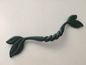 Pn0015-sam Liberty Hardware 10 Pulls Kitchen Cabinet Dresser Metal Leaf Green