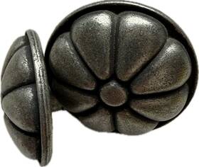 Liberty Hardware Pn0848-pew 2x Cupboard Drawer Knob Pull 1-3/8 Inch Spoke Design Pewter Kitchen Bathroom Dresser