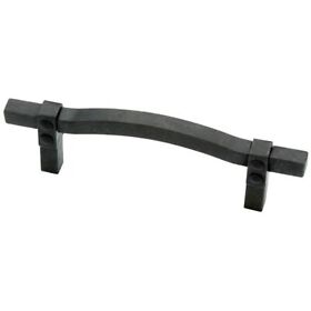 65173wi Liberty Iron Craft 3.5 In. Center-to-center Wrought Curved Bar Drawer Pull