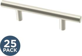 P15510k-ss-b Liberty Pack Of 25 - 3 Inch Stainless Steel Cabinet Drawer Bar Pulls