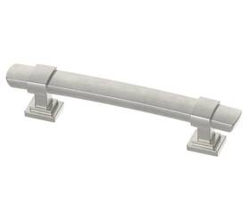 P38766c-sn-cp Liberty 16 Wrapped Square 3-3/4 Inch 96 Mm Satin Nickel Cabinet Drawer Bar Pull
