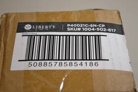 P40021c-sn-cp Liberty Pack Of 12 - 5-1/16 Inch Modern Twist Pull Satin Nickel