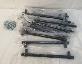 P40711c-fb-b2 Liberty Lot Of 19 Bar Pull 7-9/16 Inch Center-to-center Wrapped Matte Black 192mm