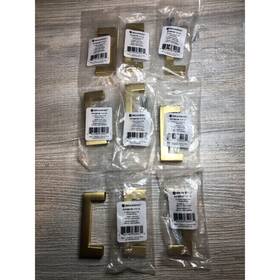 P41861w-117-c Liberty Brainerd 3 Inch Brushed Brass Square Cabinet Drawer Pull Lot Of 10-11