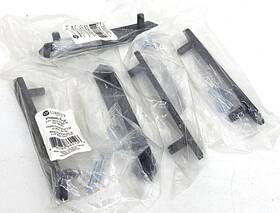 P43244c-fb-cp Liberty Lot Of 5 Elongated Hex Cabinet Pull Matte Black 96mm