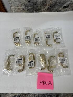 P5020ac-pl-c Liberty Nos P5020ac-pl Brass 3 Inch Ornate Pull Cabinet Drawer Knob Lot Of 11 #4425