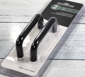 P604aal-bl-u Liberty 3 Inch Plastic Wire Pull Drawer Handle Black - Pack Of 8
