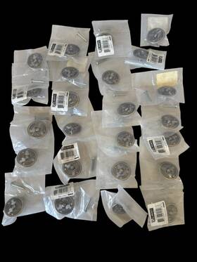 P796000c-ab-c Liberty P79600c-ab-c Lot Of 24 Antique Brass Cabinet Drawer Knobs